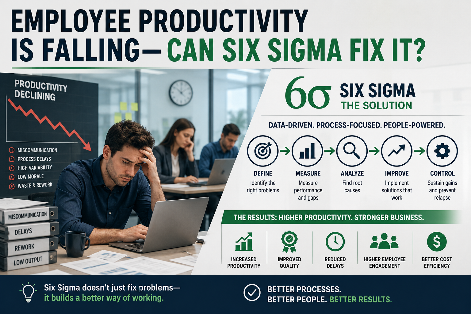 Employee Productivity Is Falling—Can Six Sigma Fix It?